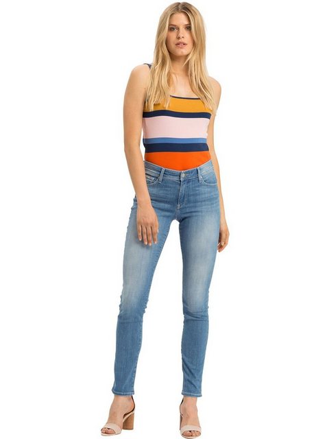 Cross Jeans Damen Jeans Anya - Slim Fit - Blau - Light Blue günstig online kaufen
