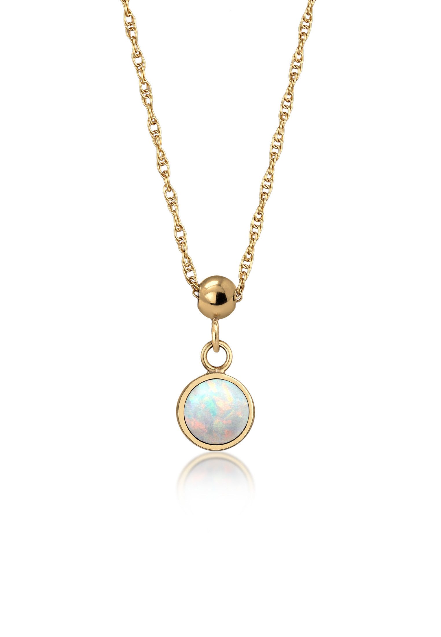 Elli Premium Kette mit Anhänger Geburtsstein günstig online kaufen