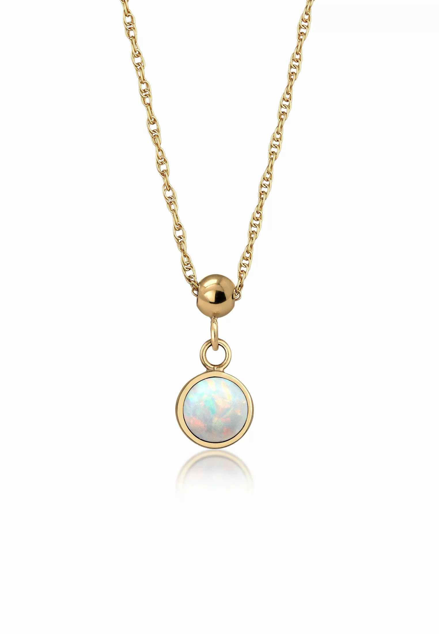 Elli Premium Kette mit Anhänger Geburtsstein günstig online kaufen