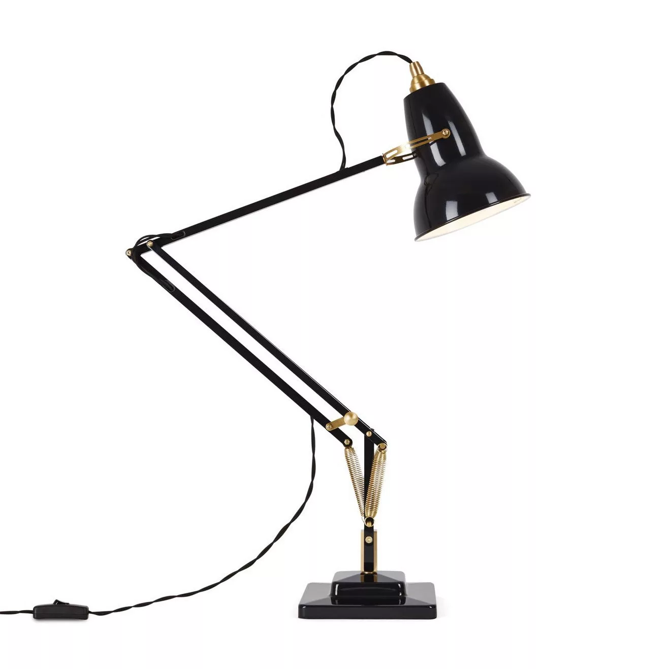 Anglepoise Original 1227 Brass Tischlampe schwarz günstig online kaufen