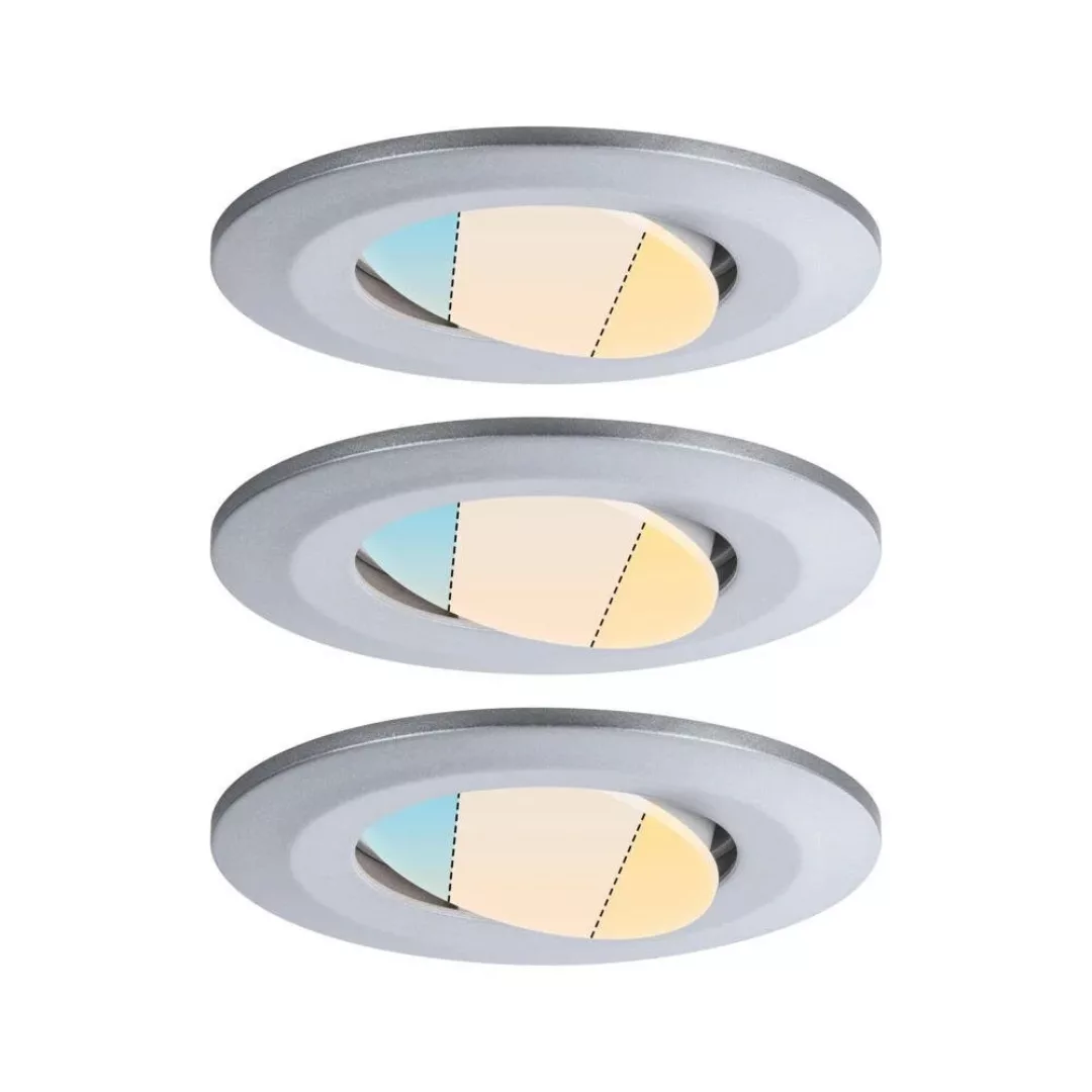 LED Einbaustrahler Calla in Chrom-matt 3x 5,5W 1290lm IP65 günstig online kaufen