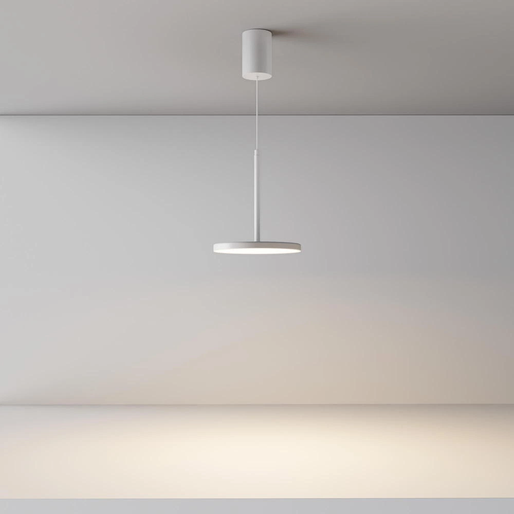 LED Pendelleuchte Plato in Weiß 12W 790lm günstig online kaufen