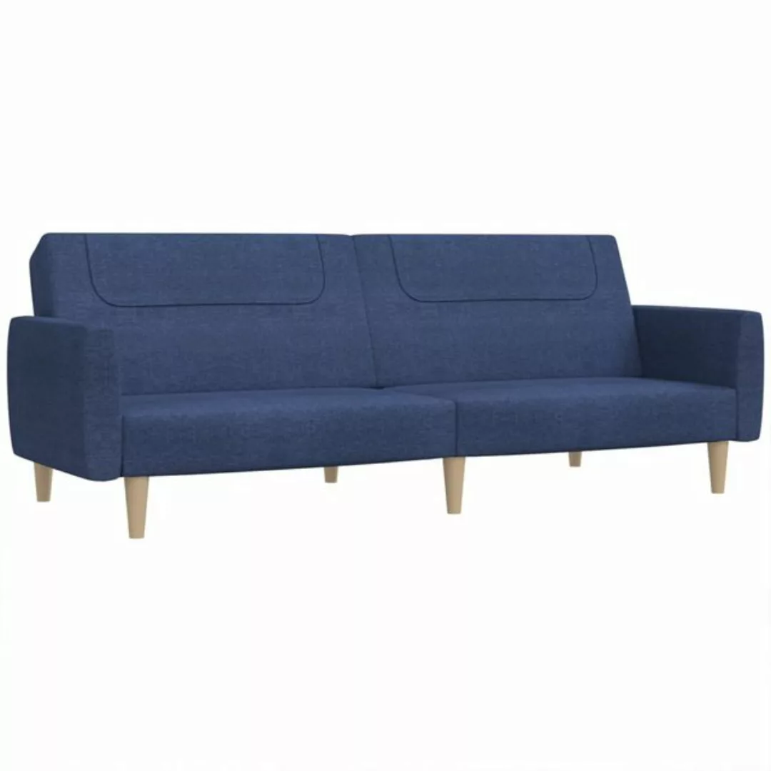 vidaXL Sofa Schlafsofa 2 Sitzer Sofa mit Schlaffunktion, Blau günstig online kaufen