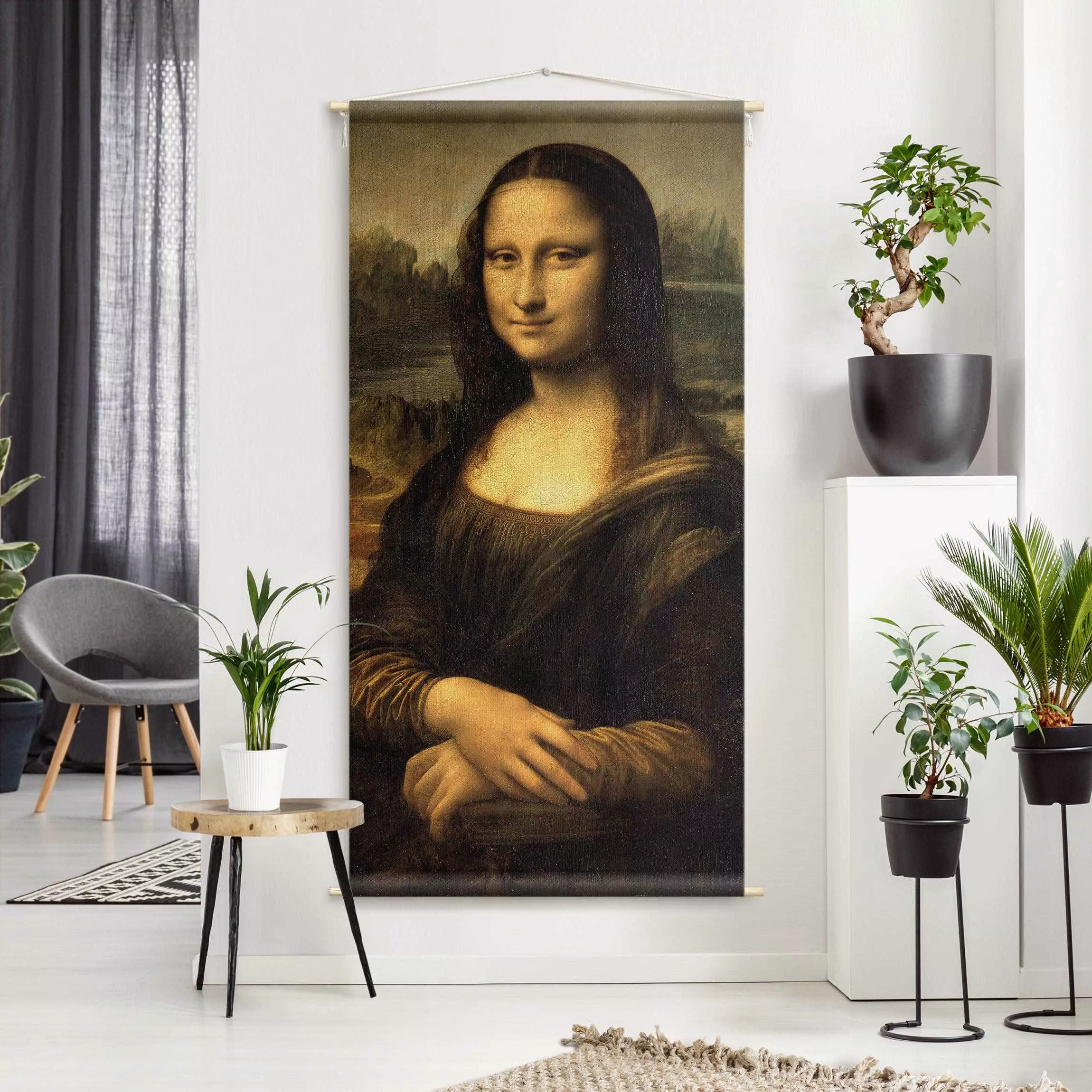 Wandteppich Leonardo da Vinci - Mona Lisa günstig online kaufen