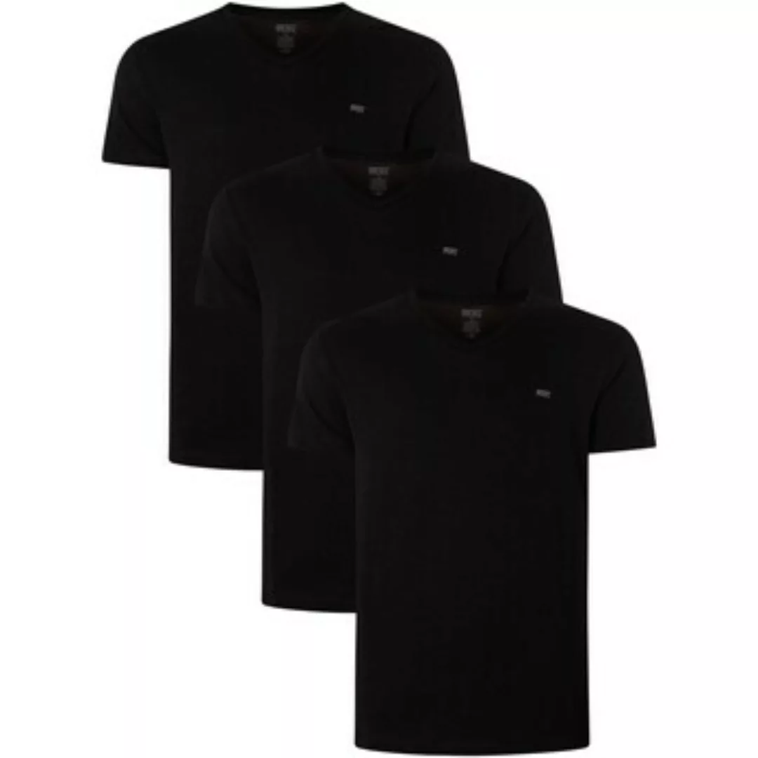 Diesel  Pyjamas/ Nachthemden 3er-Pack Lounge Michael T-Shirts mit V-Ausschn günstig online kaufen