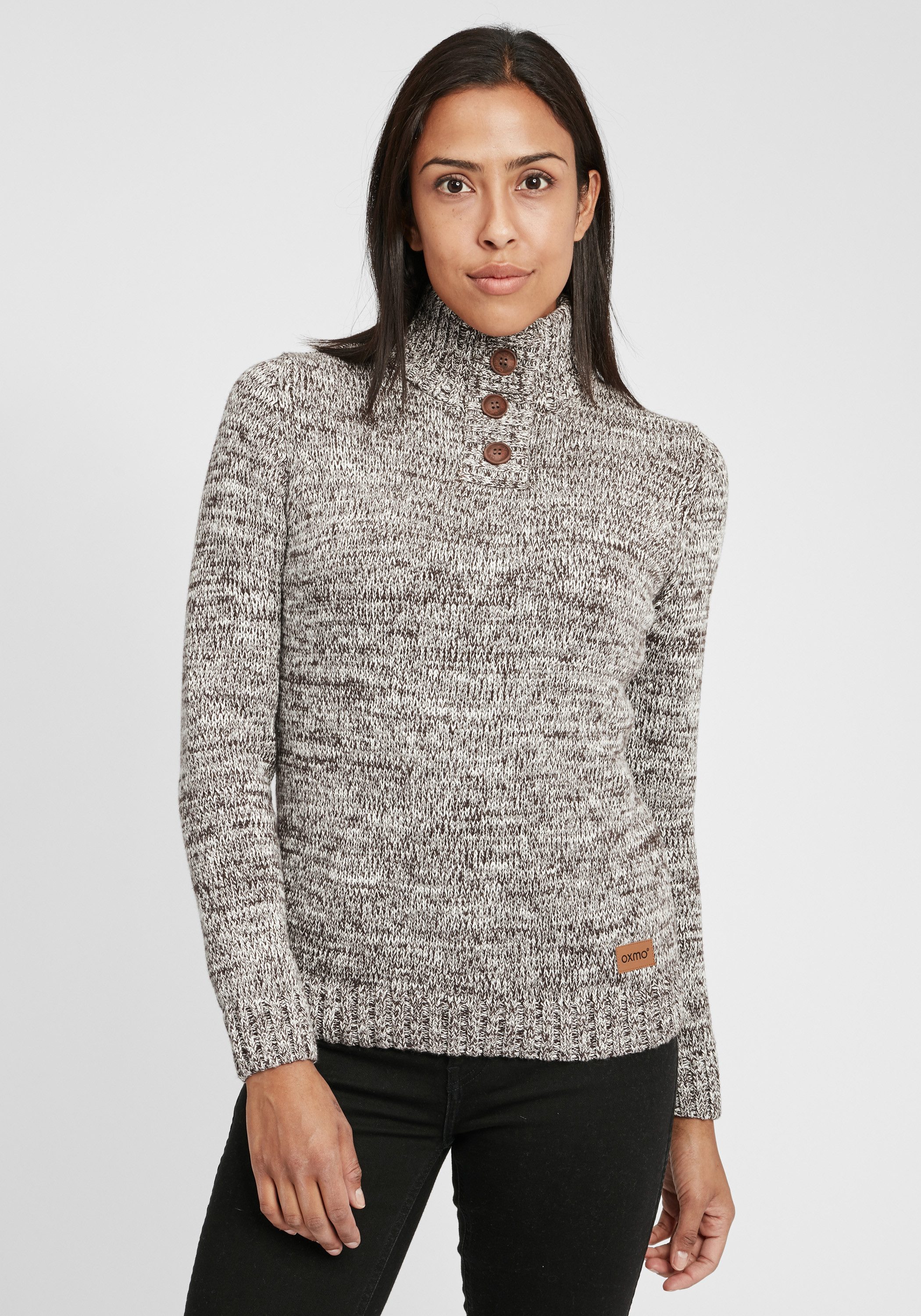 OXMO Strickpullover OXPhilicita Strickpulli mit hochabschließendem günstig online kaufen