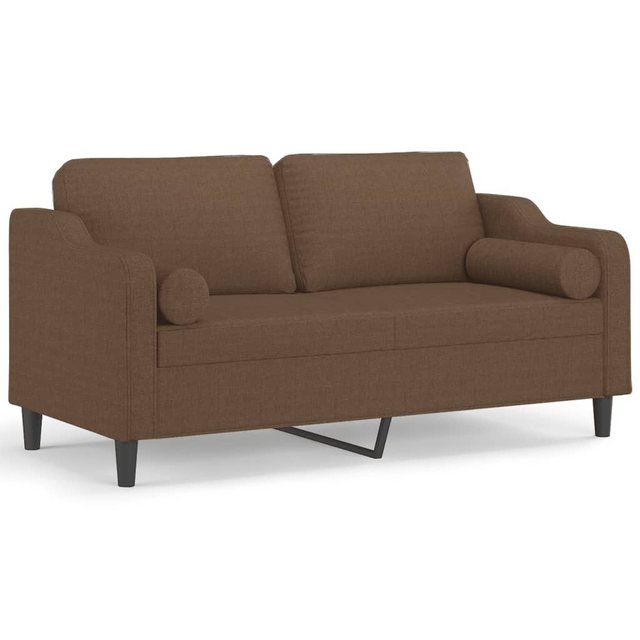 vidaXL Sofa Sofa mit Zierkissen Stoff, 140 cm, 2-Sitzer günstig online kaufen