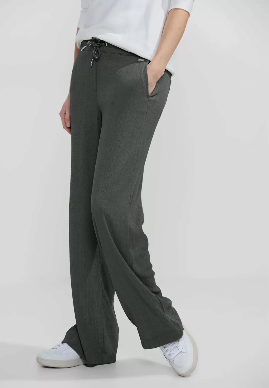 Cecil Stoffhose, High Waist günstig online kaufen