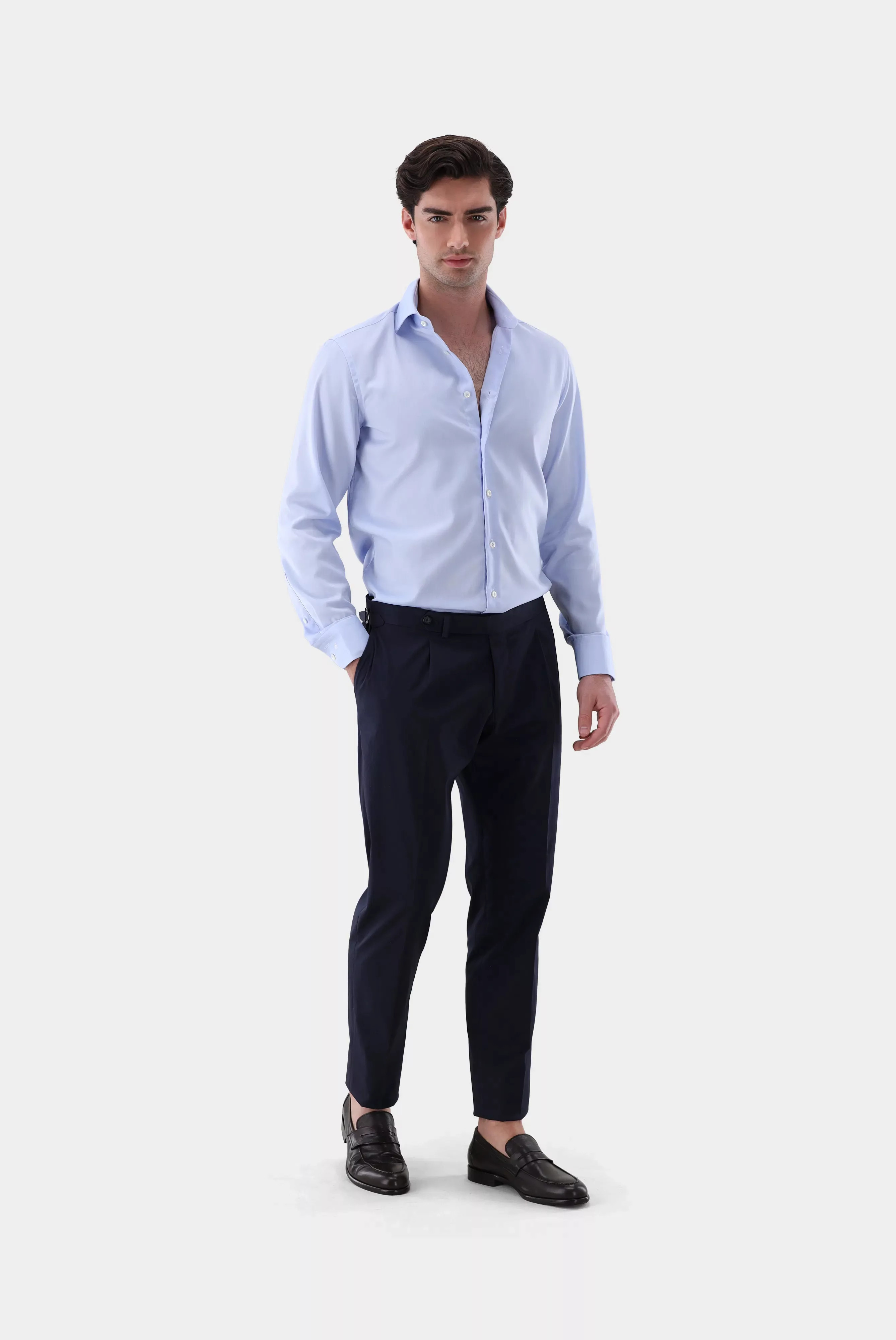 Bügelfreies Natté Hemd Tailor Fit günstig online kaufen
