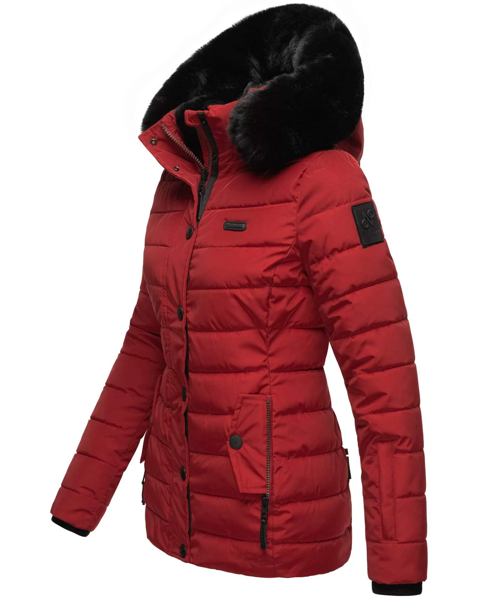 Navahoo Steppjacke "Milianaa", mit Kapuze, Edle Winterjacke mit weicher Kun günstig online kaufen