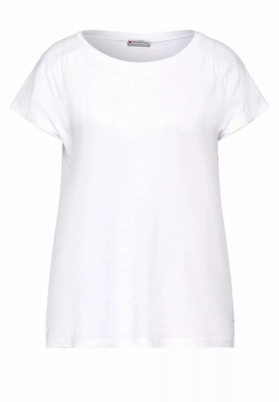 STREET ONE Shirttop mit seitlichen Schlitzen im Saum günstig online kaufen