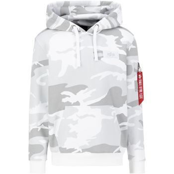 Alpha Industries  Sweatshirt Backprint Hoodie Camo - white camo günstig online kaufen