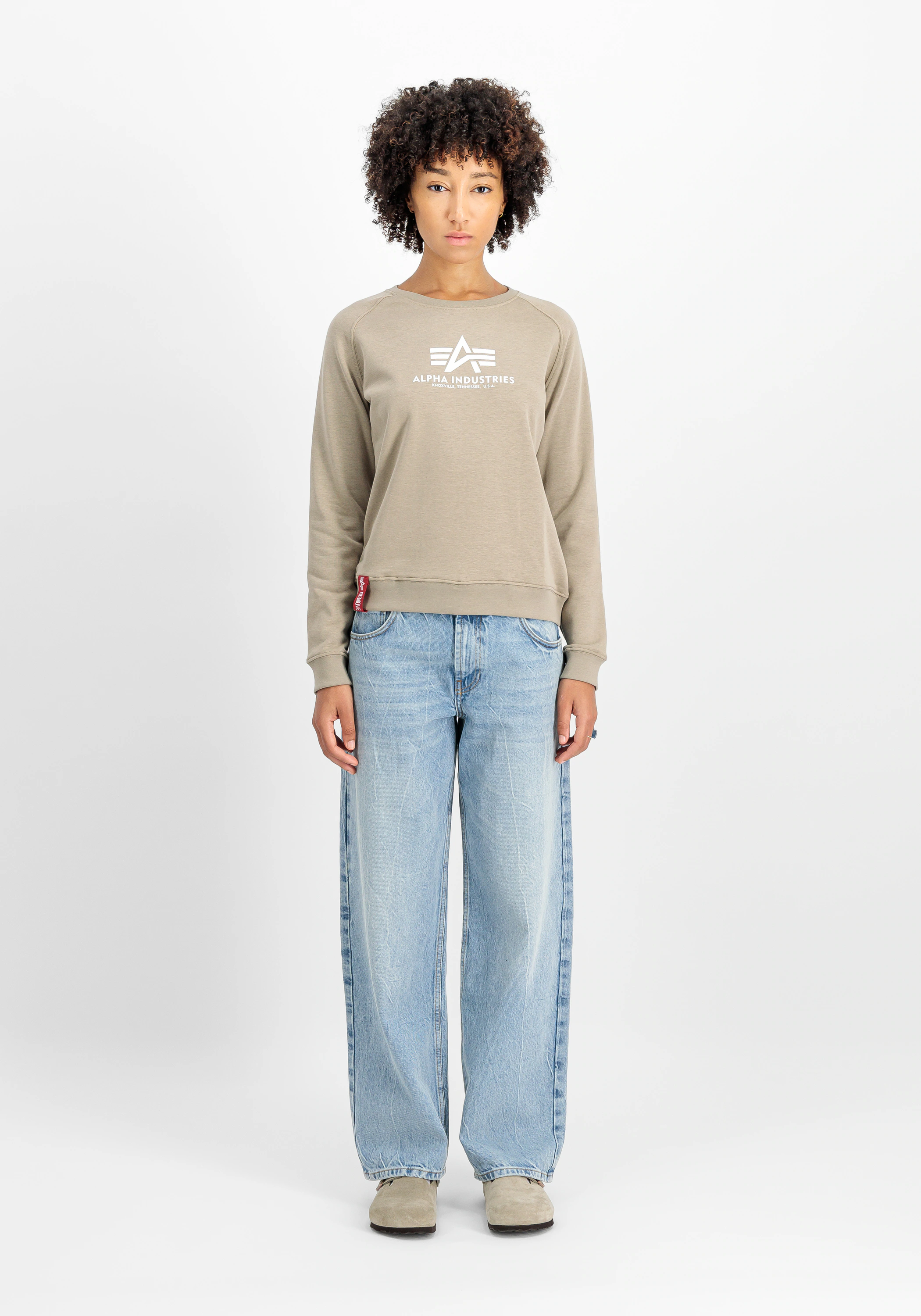 Alpha Industries Sweater "New Basic Sweatshirt BL W Sweatshirt" günstig online kaufen