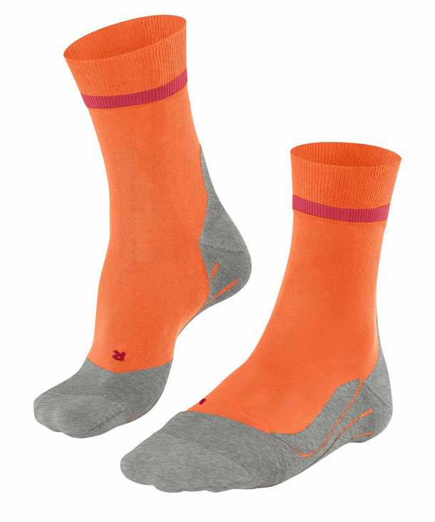 FALKE RU4 Damen Laufsocken, 41-42, Orange, Baumwolle, 16704-893004 günstig online kaufen