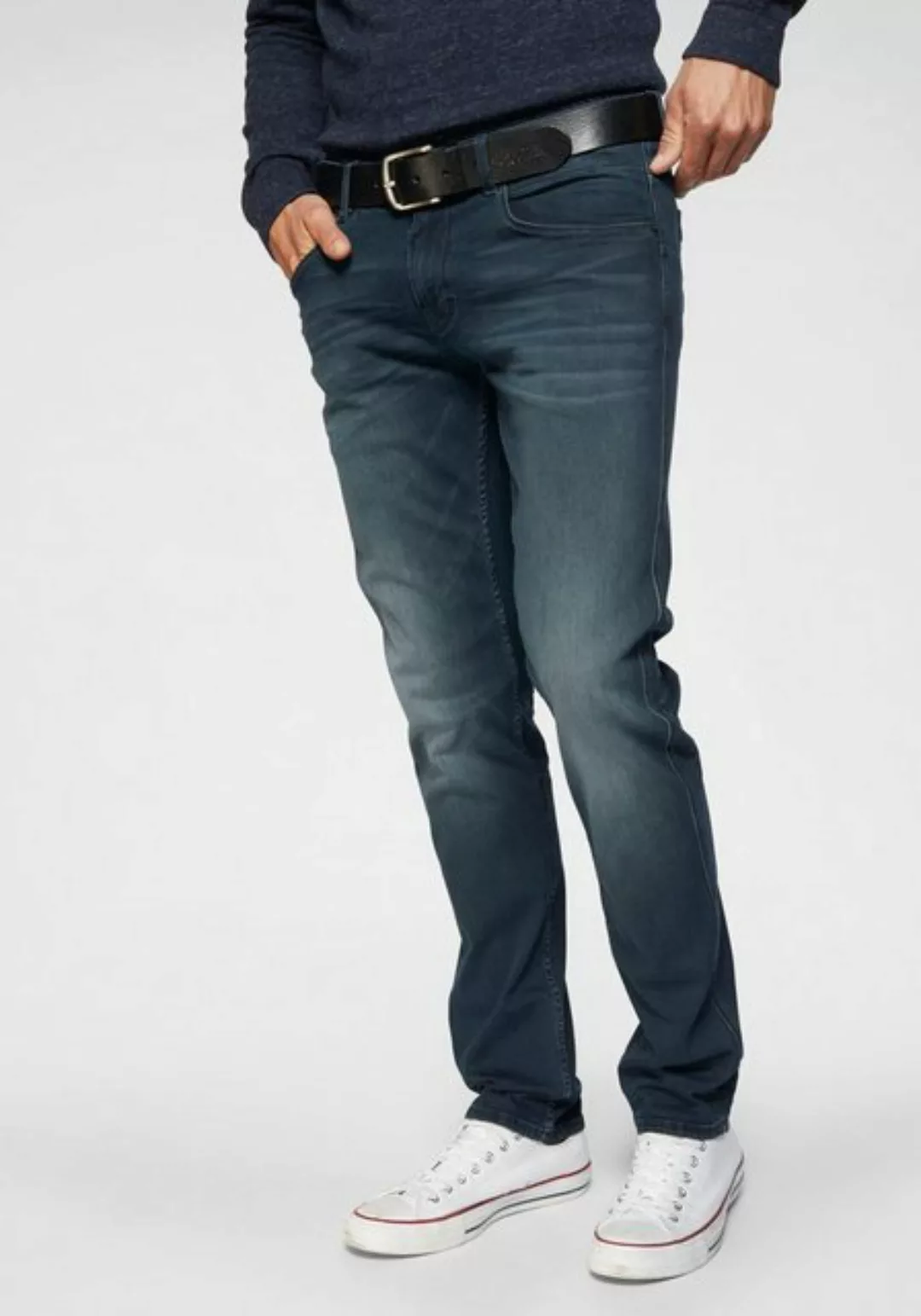 PME Legend Herren Jeans NIGHTFLIGHT - Regular Fit - Blau - Lightning Magic günstig online kaufen