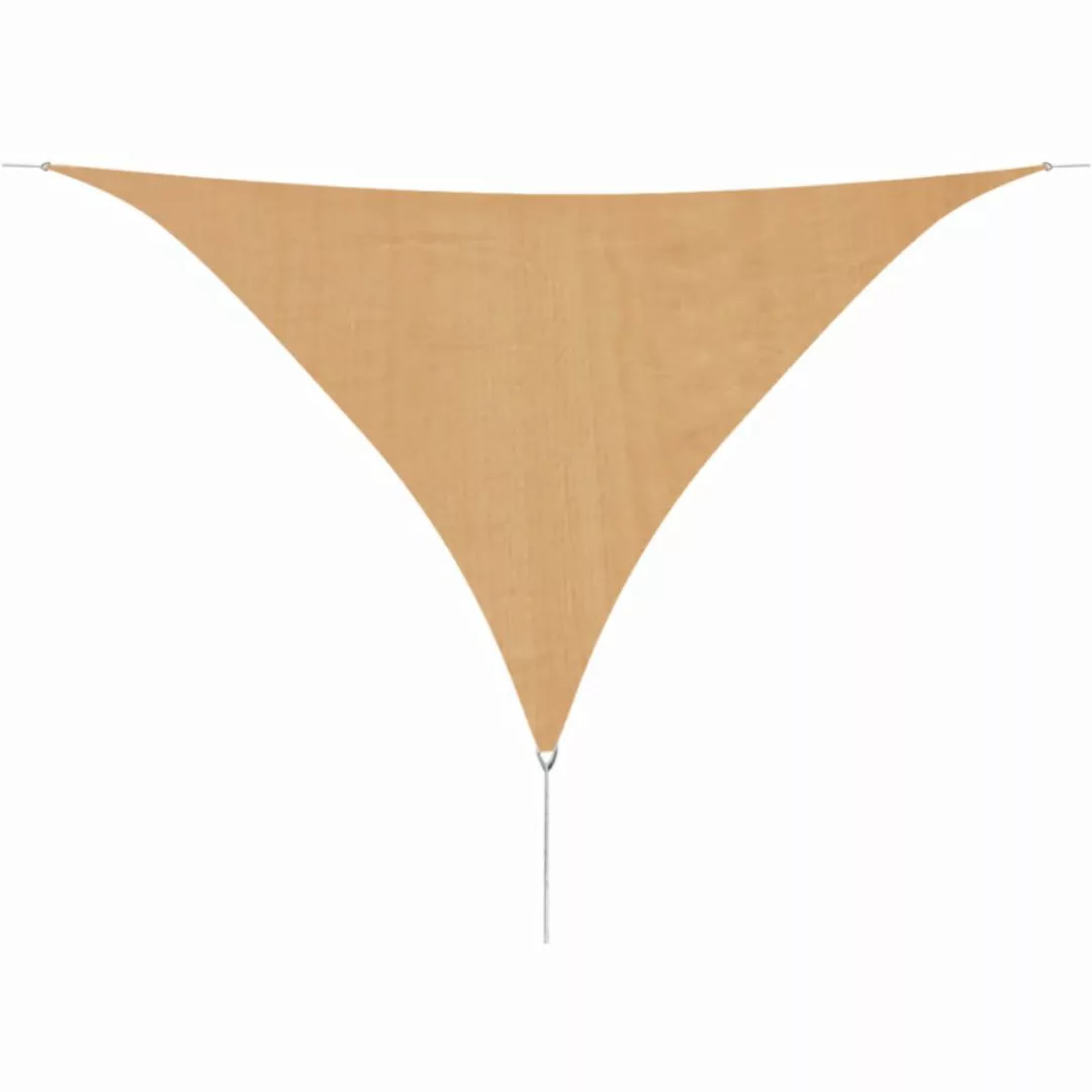 Sonnensegel Hdpe Dreieckig 3,6x3,6x3,6 M Beige günstig online kaufen