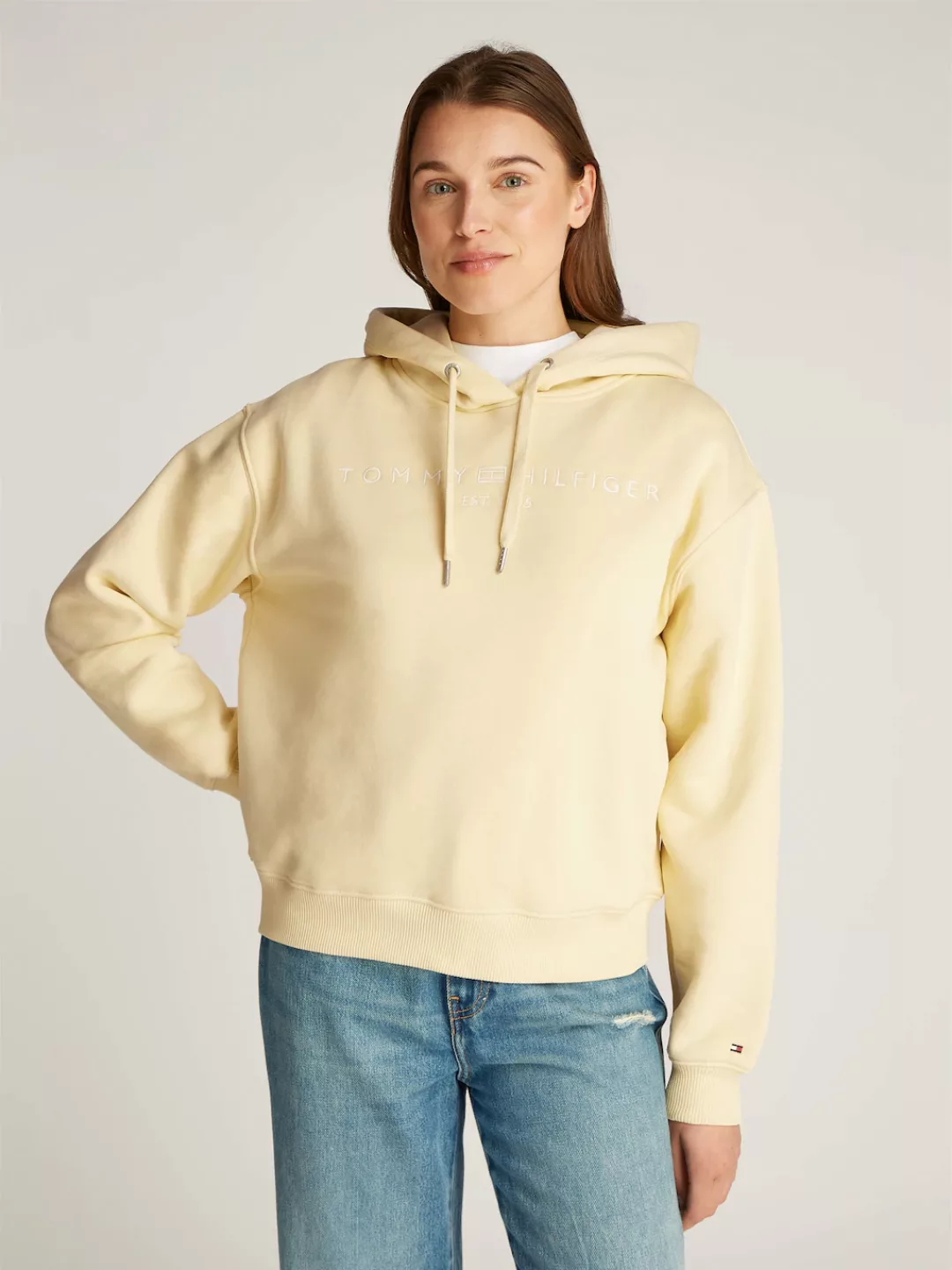 Tommy Hilfiger Kapuzensweatshirt "MDRN REG CORP LOGO HOODIE", mit gestickte günstig online kaufen