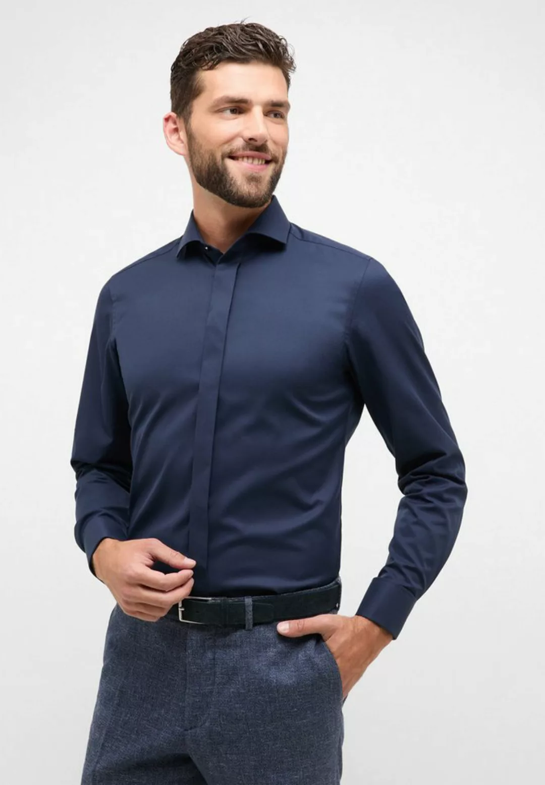 Eterna Langarmhemd SLIM FIT günstig online kaufen