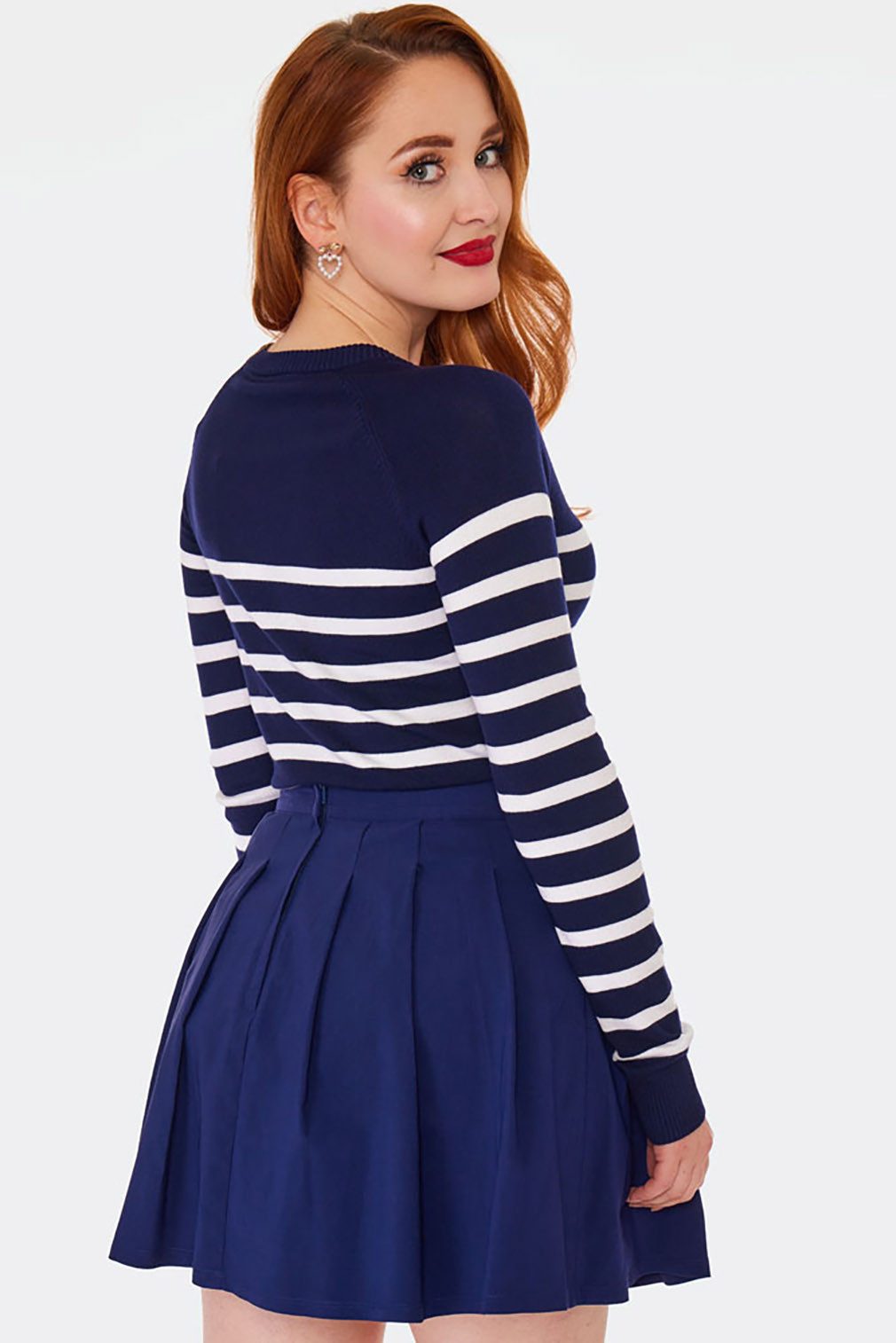 Voodoo Vixen Strickpullover Nautical Stripe And günstig online kaufen