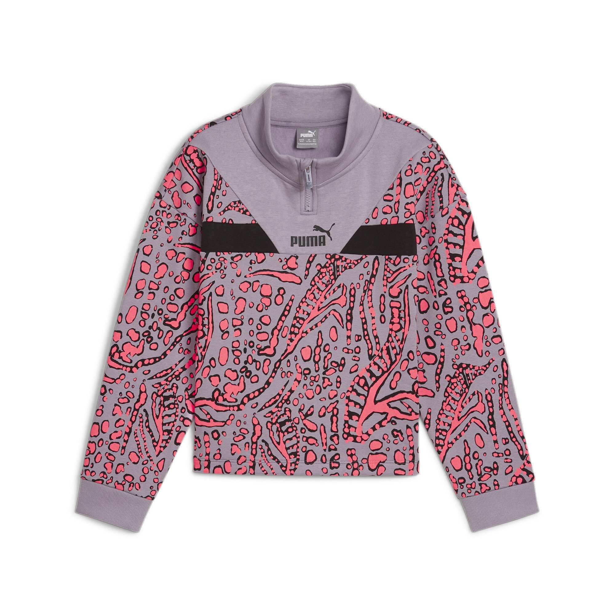 PUMA Kapuzensweatshirt POWER HYPERNATURAL AOP HALF-ZIP günstig online kaufen