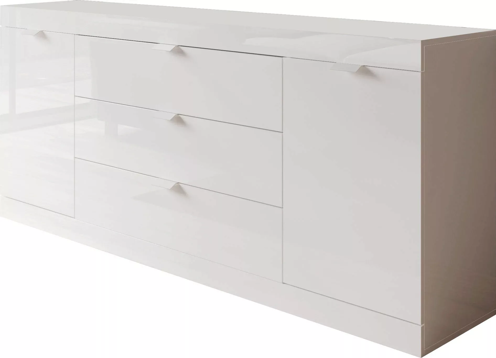 INOSIGN Sideboard "Slim", Breite 181 cm, weiß Hochglanz Lack günstig online kaufen