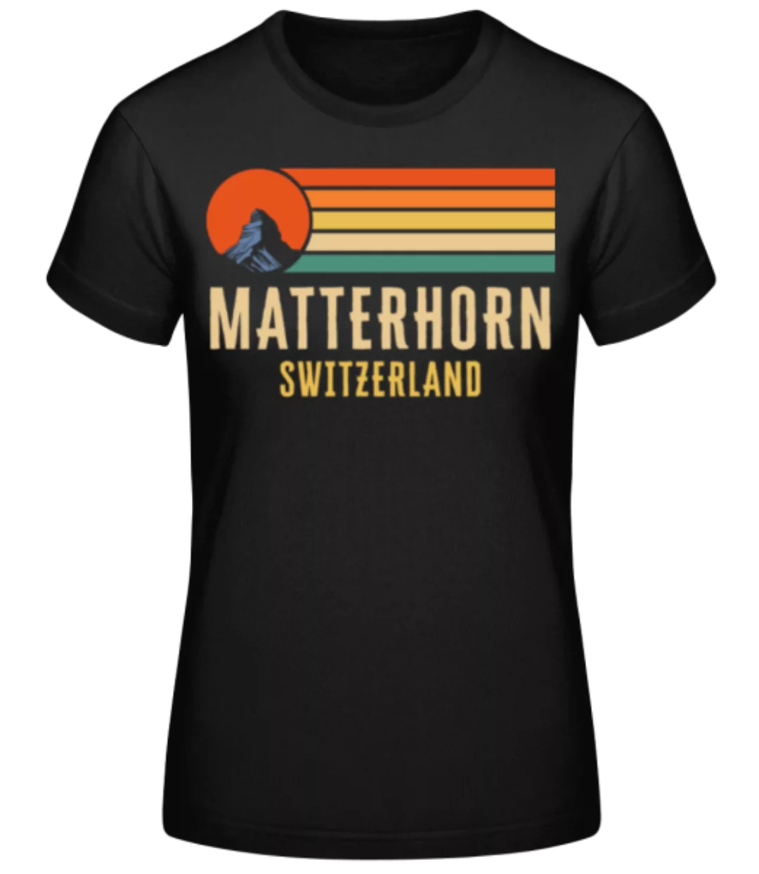 Matterhorn Switzerland · Frauen Basic T-Shirt günstig online kaufen