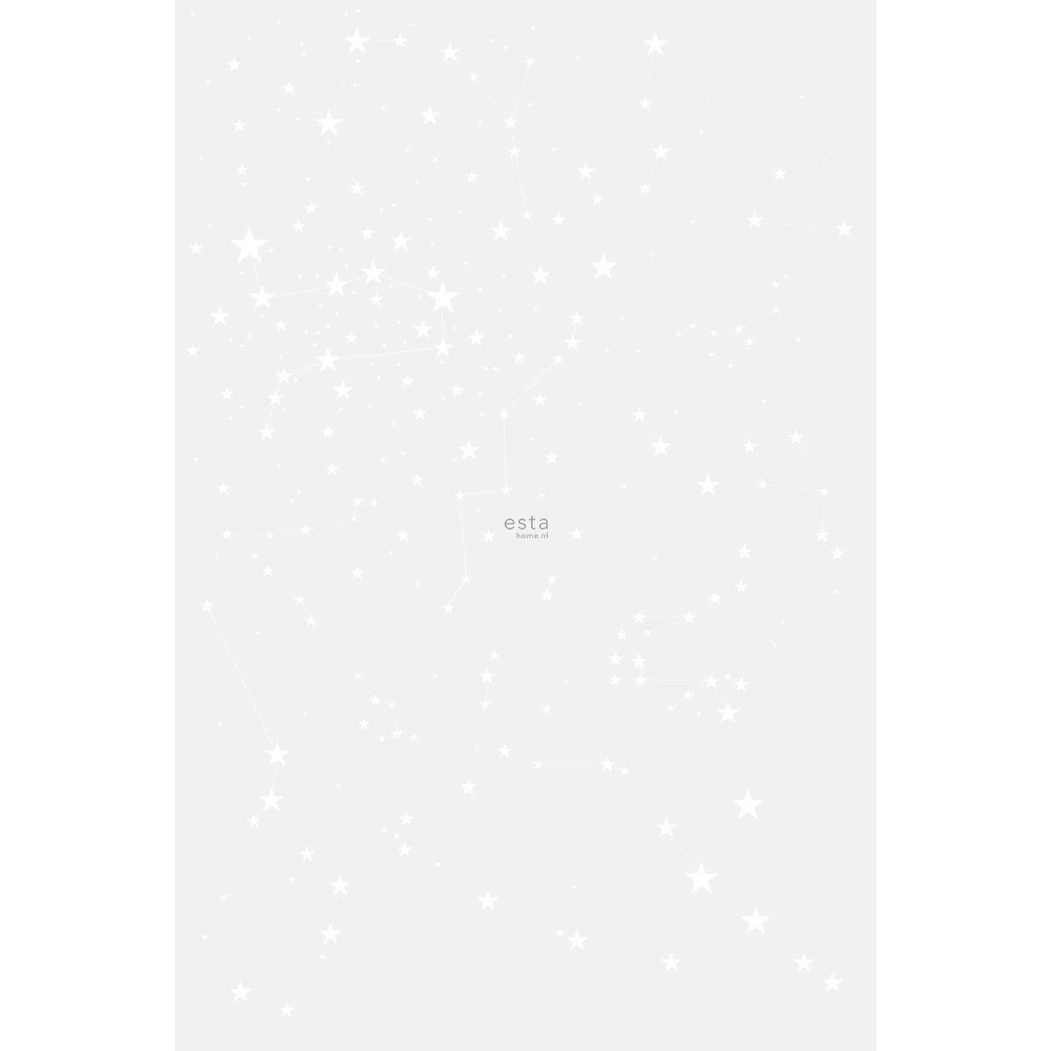 ESTAhome Fototapete Sternenhimmel Hellgrau und Weiß 200 x 279 cm 158857 günstig online kaufen