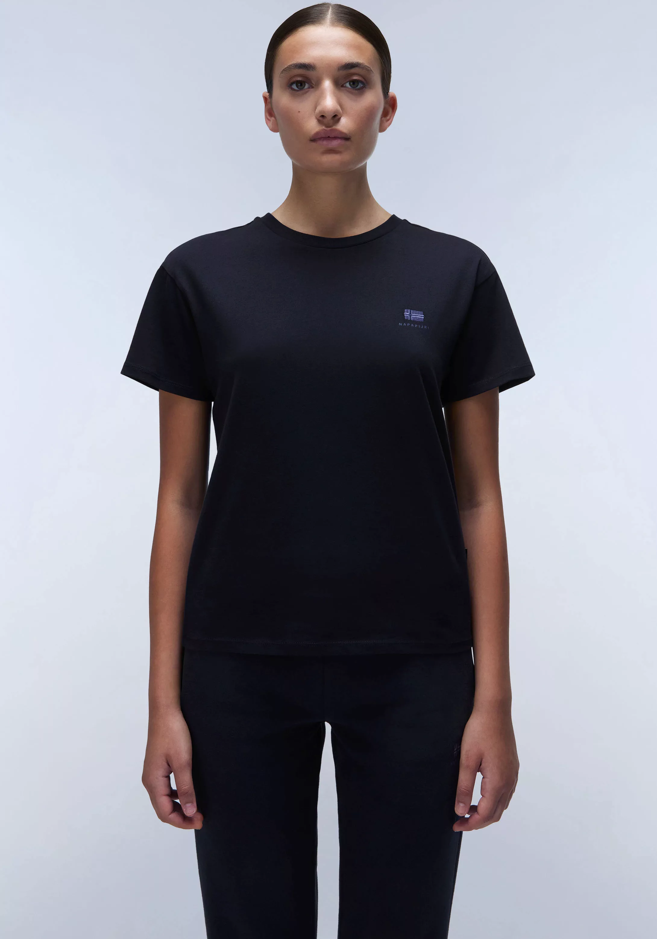 Napapijri T-Shirt S-NINA 941 BLACK BEAUTY Mit Rundhalsausschnitt günstig online kaufen