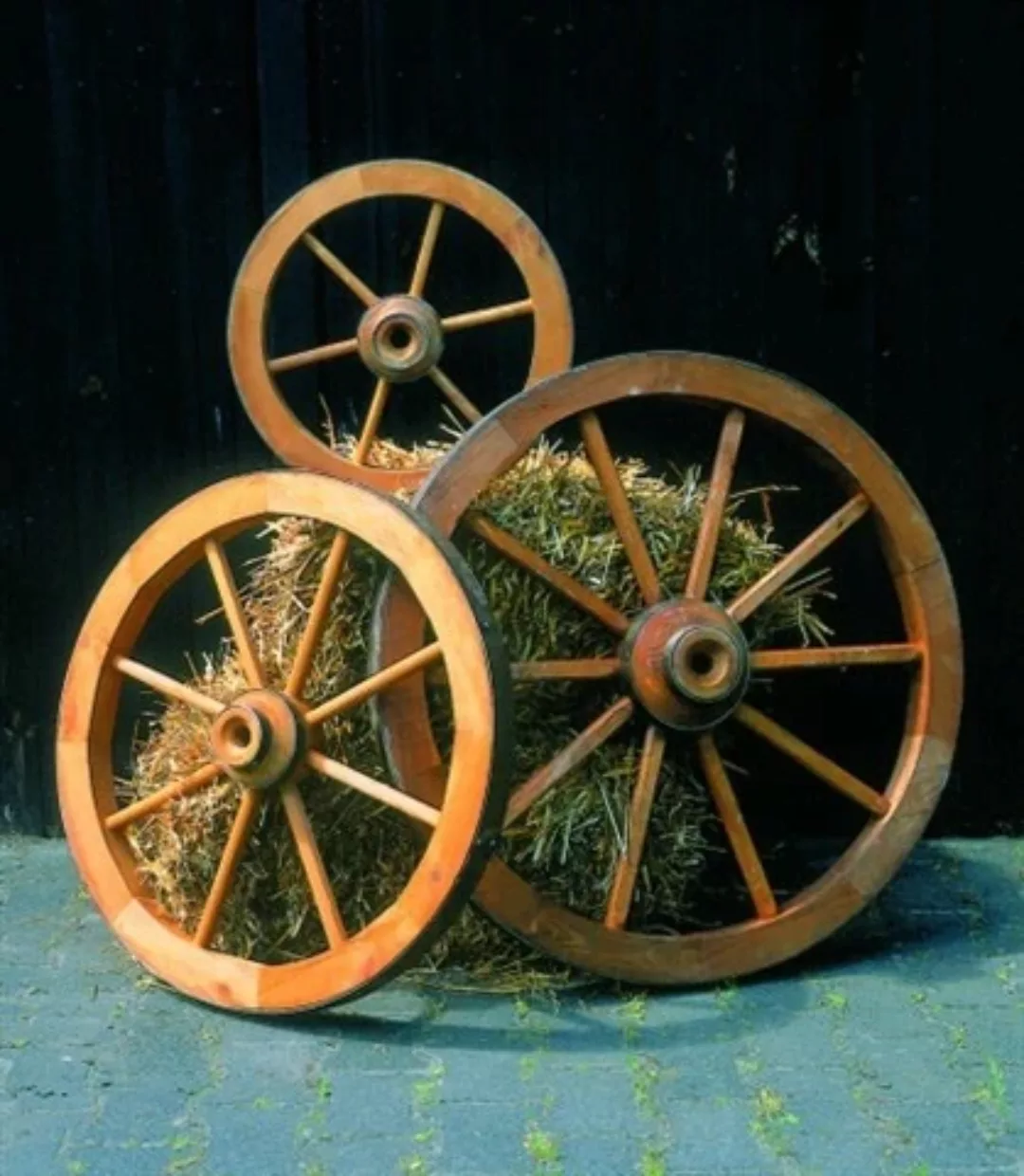 promadino Gartenfigur "Wagenrad", BxLxH: 50x14x50 cm günstig online kaufen