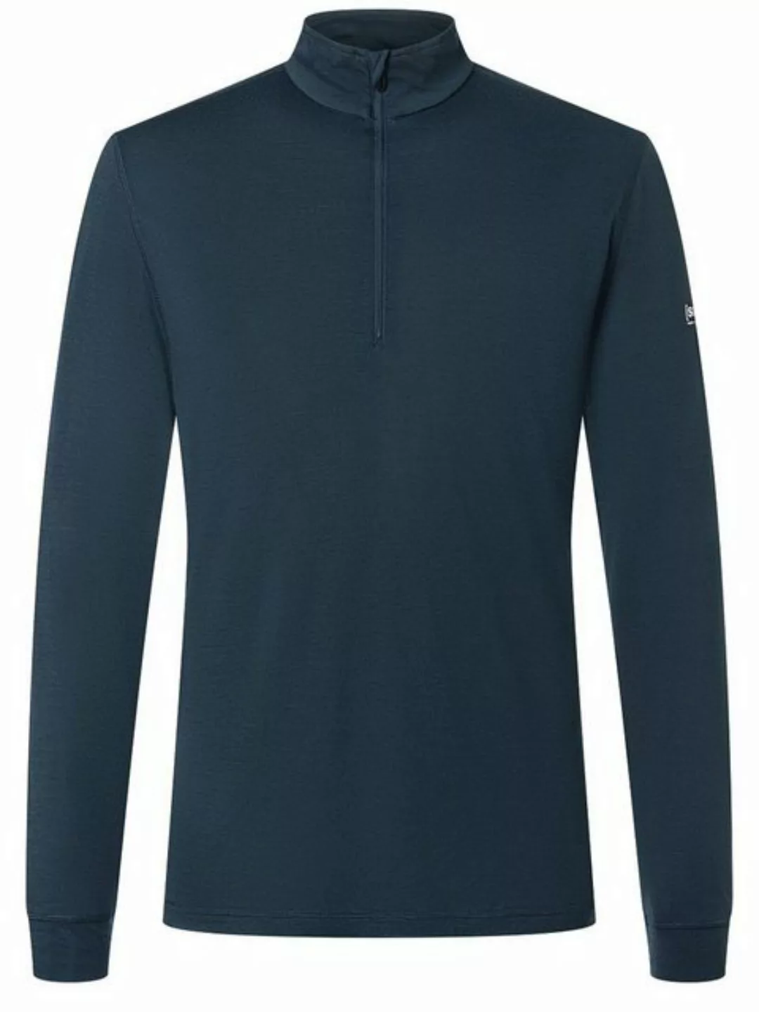 SUPER.NATURAL Langarmshirt Merino Longsleeve M TUNDRA175 ZIP 1/4 funktionel günstig online kaufen