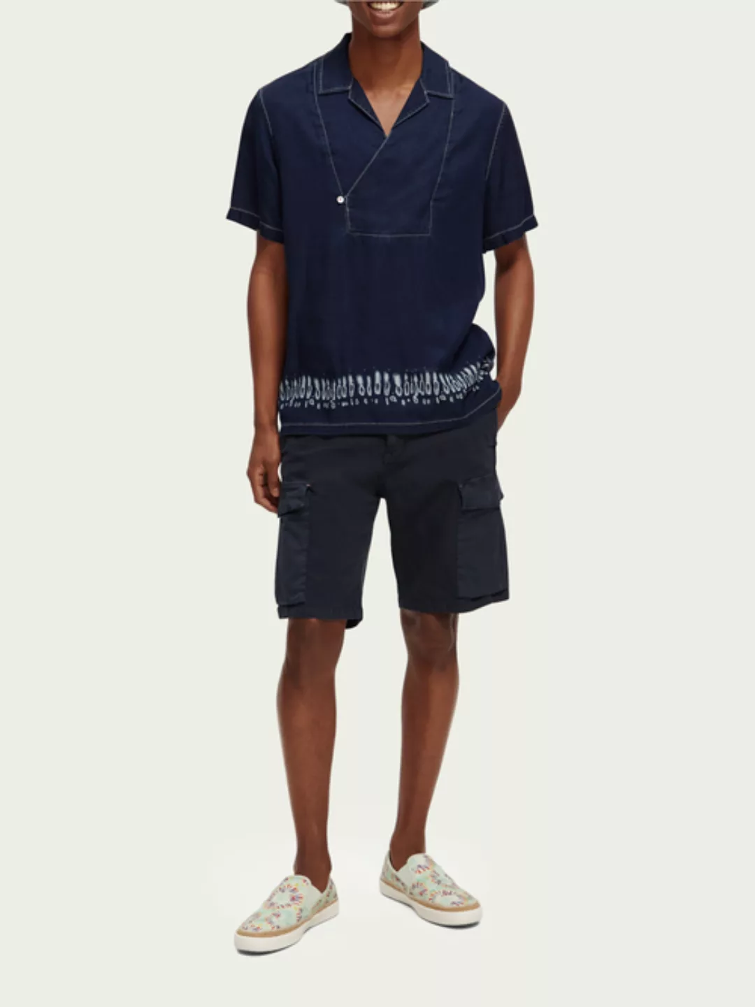 Scotch & Soda The Fave Cargo-Shorts mit „Garment-Dye“-Effekt günstig online kaufen