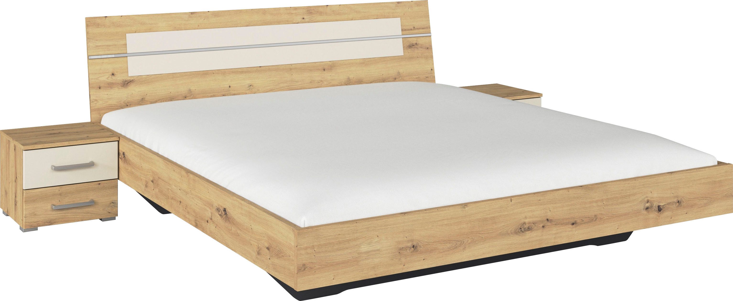 rauch Bettanlage "Doppelbett Futonbett BURANO in schwebender Optik", (Set, günstig online kaufen