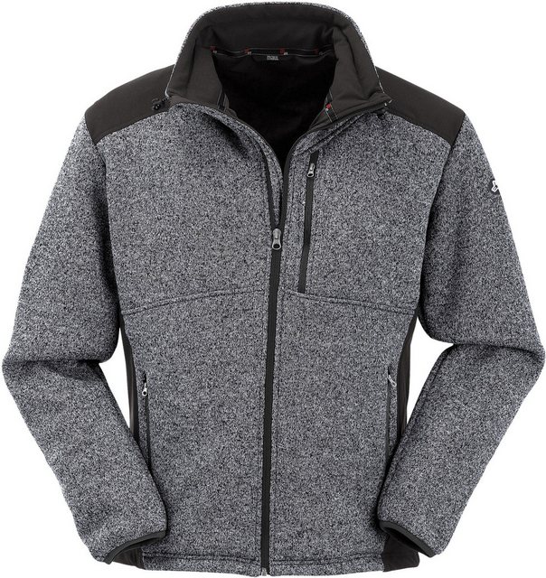 Maul Sport® Funktionsjacke Brunnthal II - Strickfleecejac grey/black günstig online kaufen