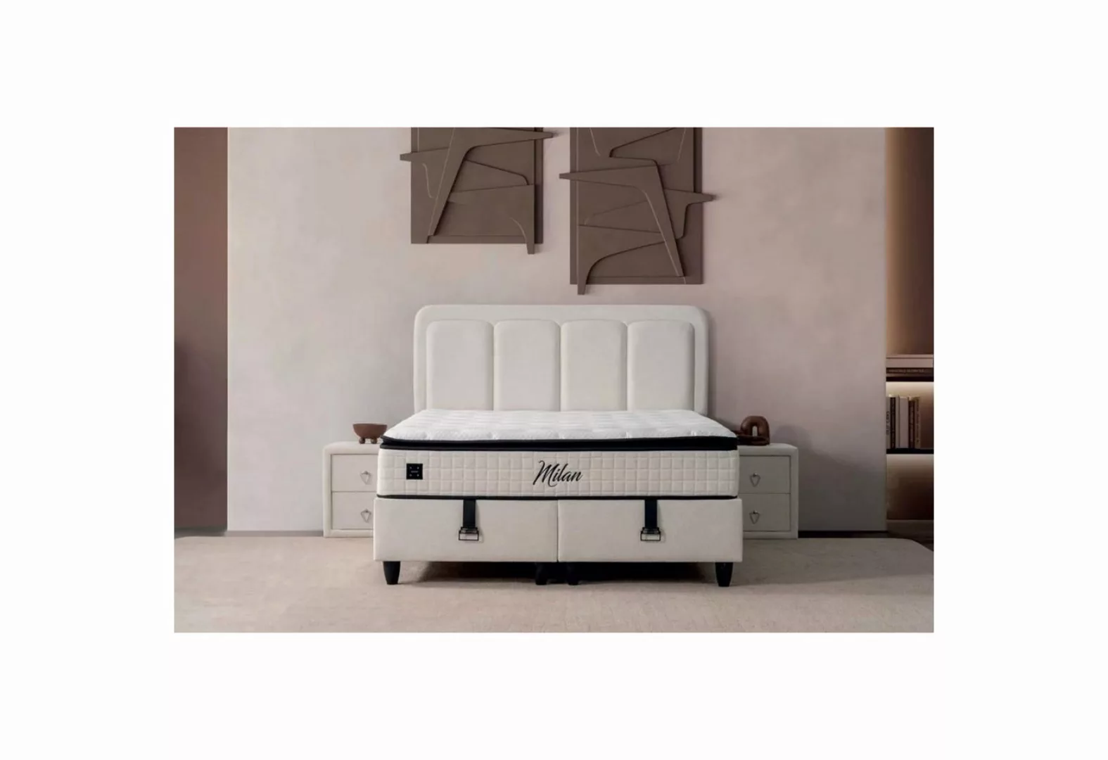 Pointhome Boxspringbett Set, Bss Bedding, Milan, Bett-Set ohne oder mit Nac günstig online kaufen