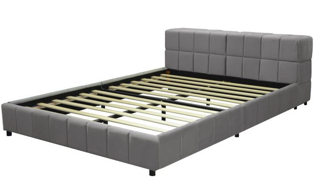 RIYO Polsterbett Doppelbett 140cm*200cm Kopfteil mit Stauraum, 140*200cm günstig online kaufen