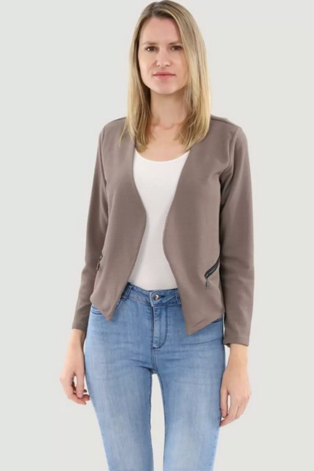 malito more than fashion Jackenblazer 6040 Sweatblazer im Basic-Look günstig online kaufen