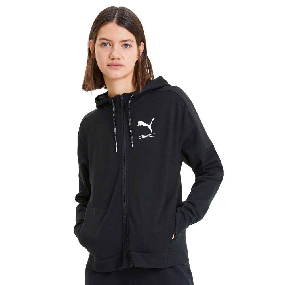 Puma Nu-tility Sweatshirt Mit Reißverschluss XS Puma Black günstig online kaufen