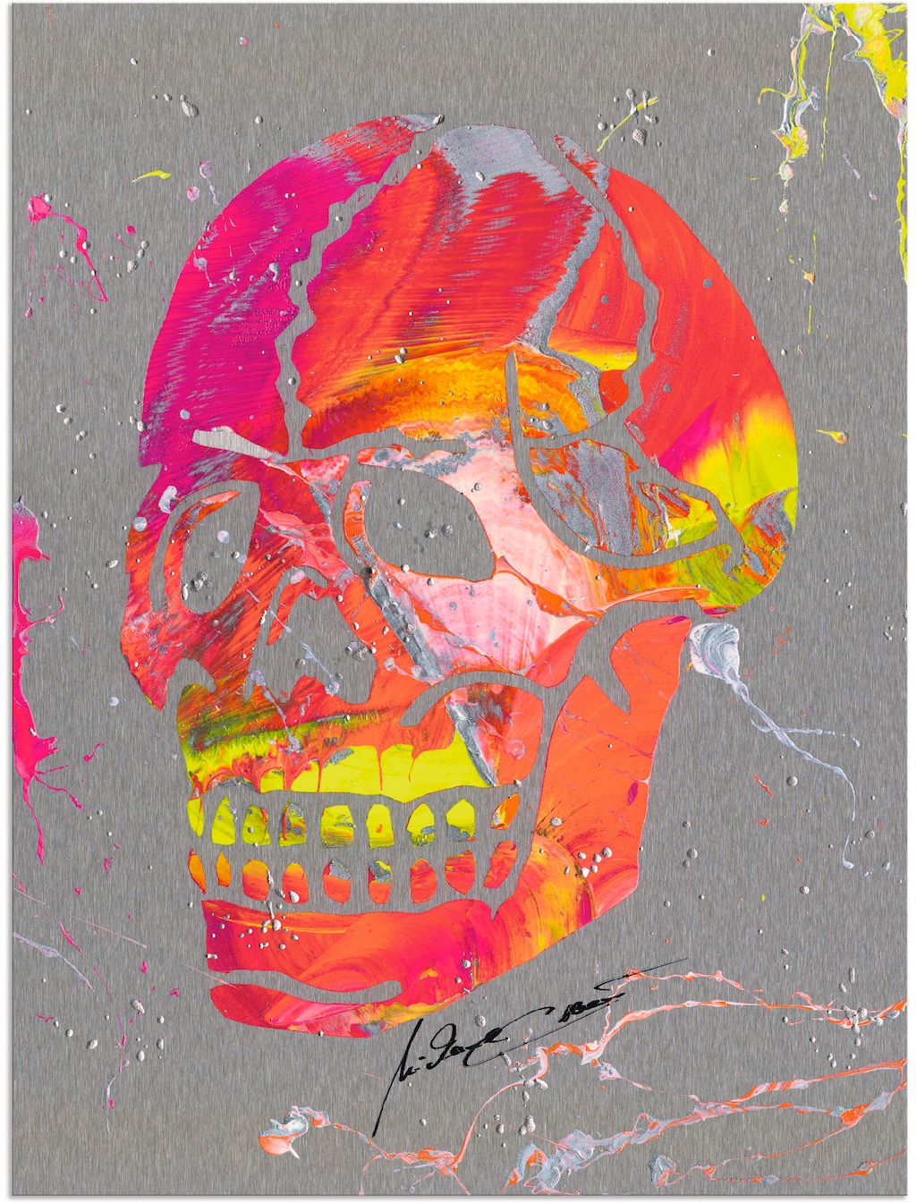 Artland Wandbild »Totenkopf 2«, Körper, (1 St.), als Alubild, Outdoorbild, günstig online kaufen
