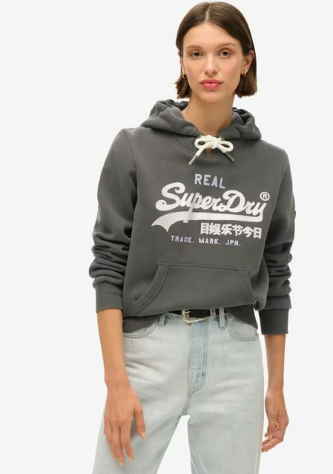 Superdry Kapuzensweatshirt EMBELLISHED VL GRAPHIC HOOD günstig online kaufen