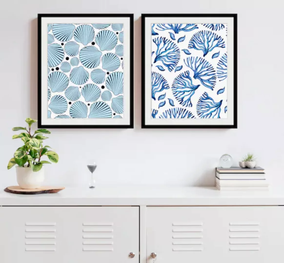 queence Bild »Malte«, Meer-Wassertiere-Kunst, (1 St.), HD Premium Poster-Dr günstig online kaufen