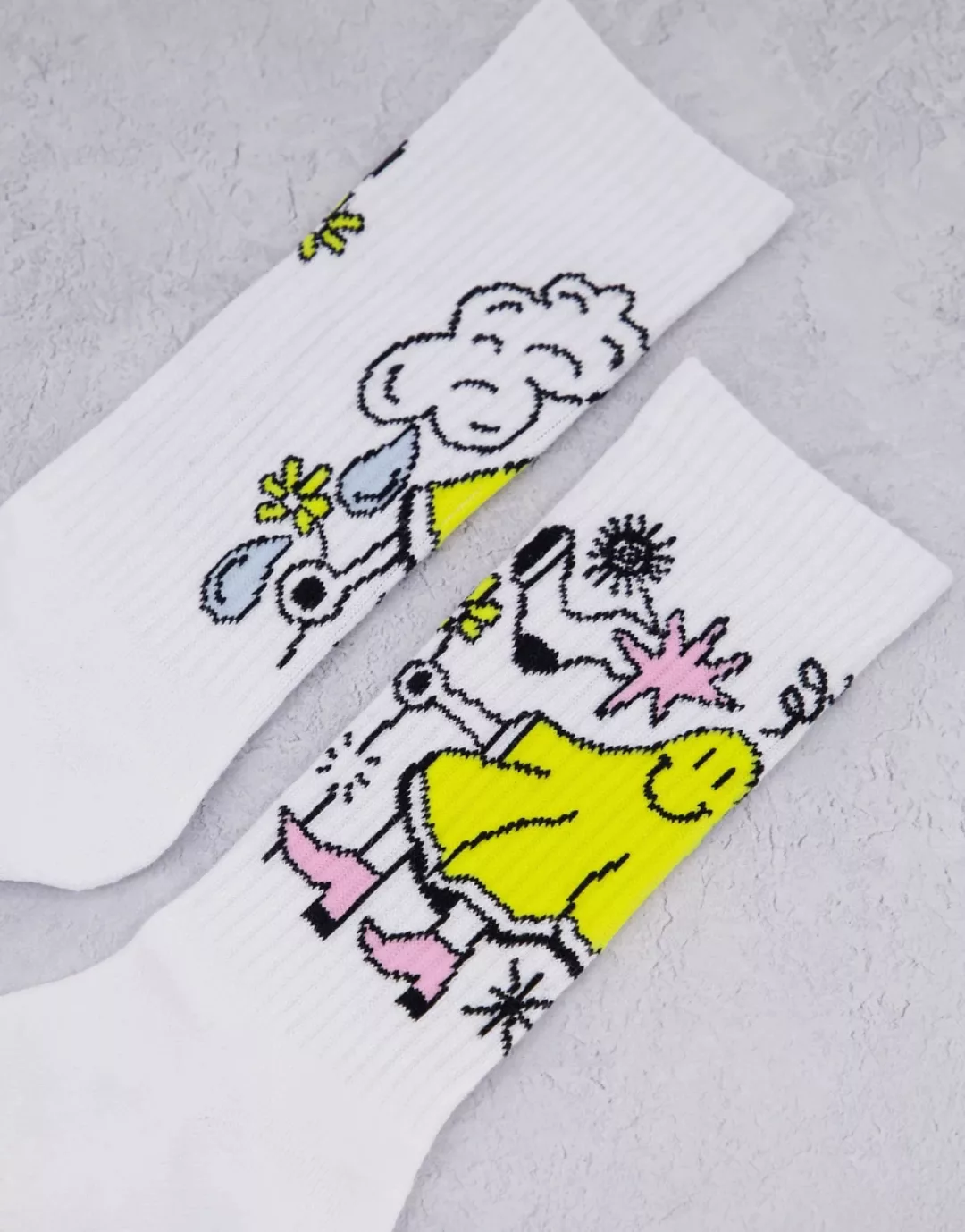 Afends – Tito – Socken in Weiß günstig online kaufen