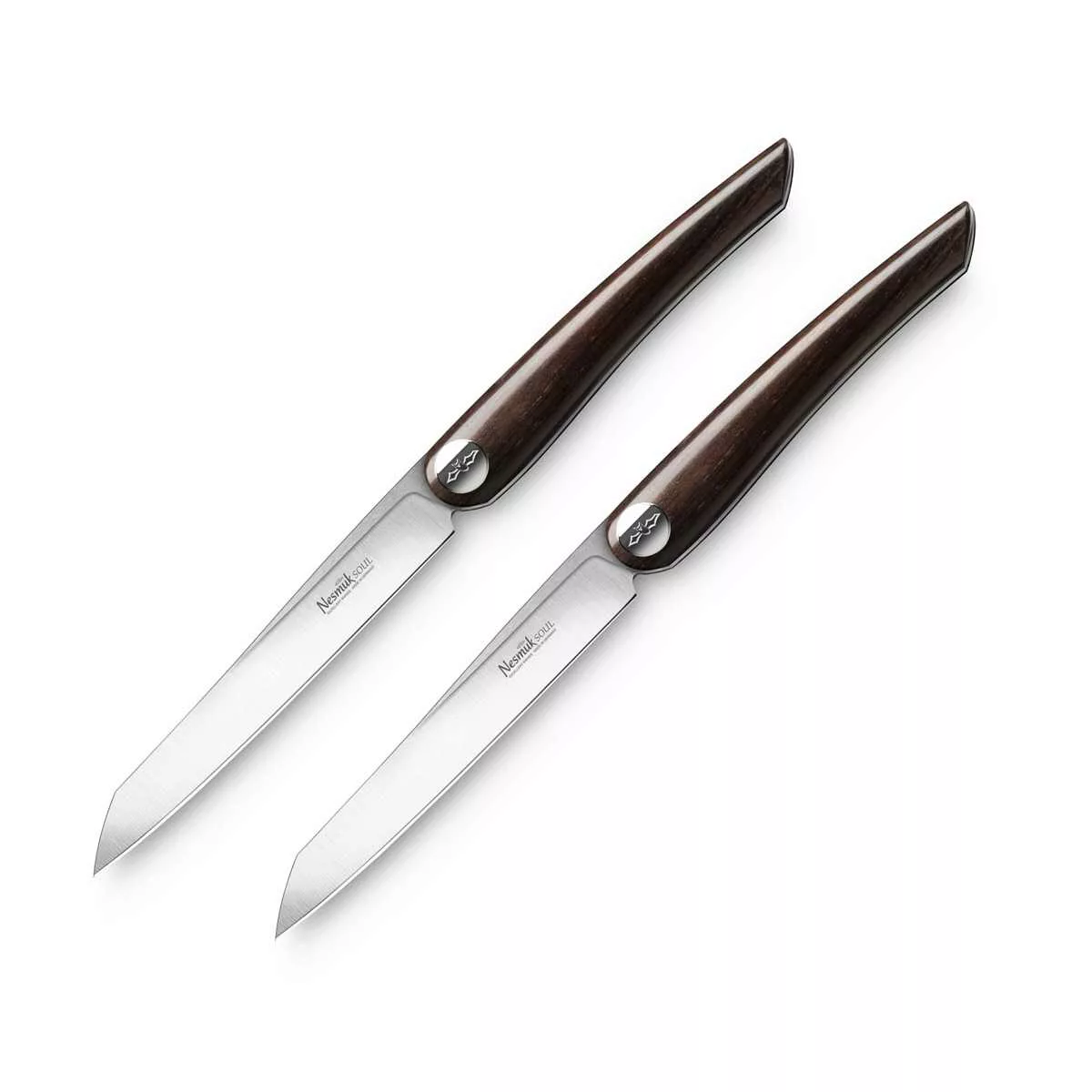 Nesmuk Soul 2-er Set Steakmesser / Tafelmesser 11,5 cm - Spezialstahl - Gri günstig online kaufen