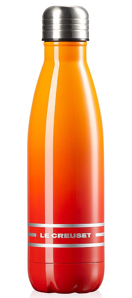 Le Creuset Trinkflasche Edelstahl Isolierflasche Ofenrot 500ml günstig online kaufen