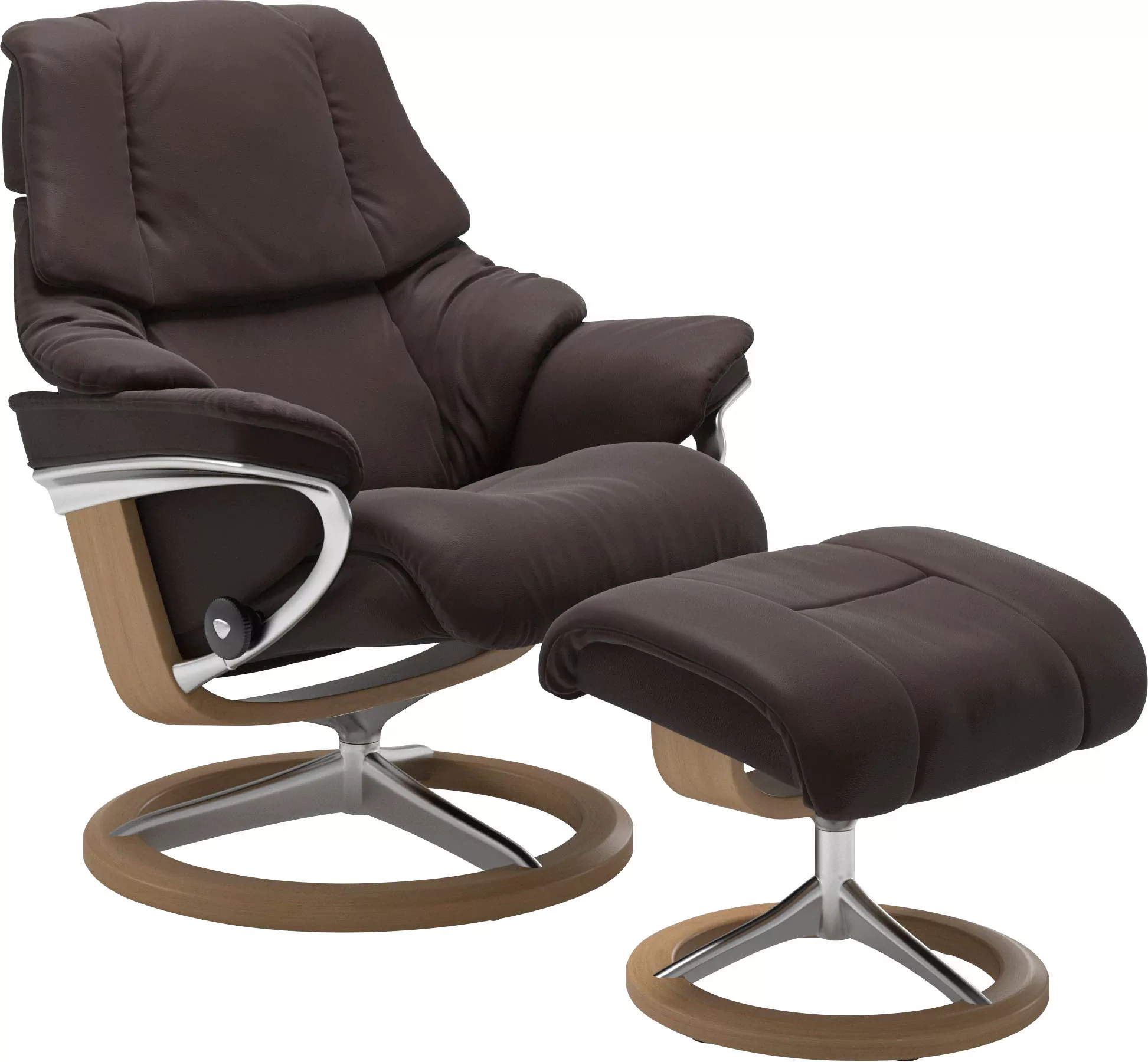 Stressless Fußhocker "Reno", mit Signature Base, Gestell Eiche günstig online kaufen