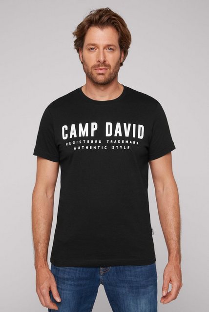 CAMP DAVID Rundhalsshirt aus Baumwolle günstig online kaufen