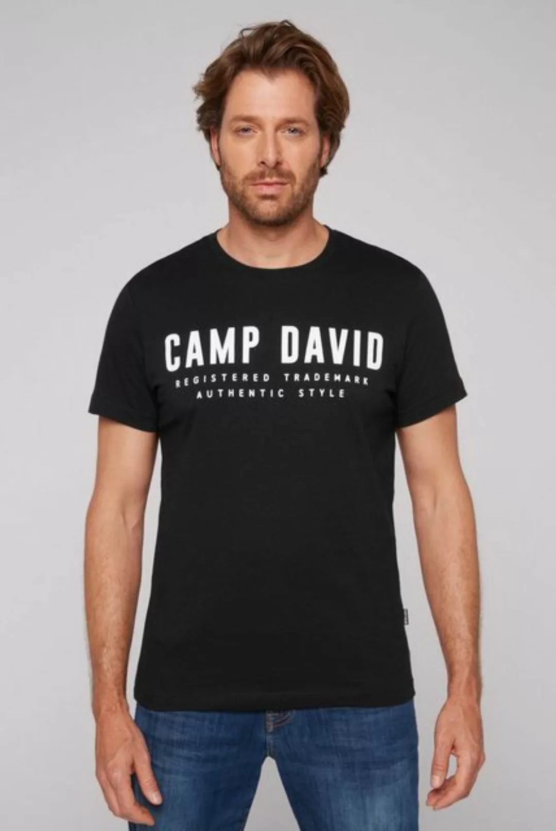 CAMP DAVID Rundhalsshirt, aus Baumwolle günstig online kaufen