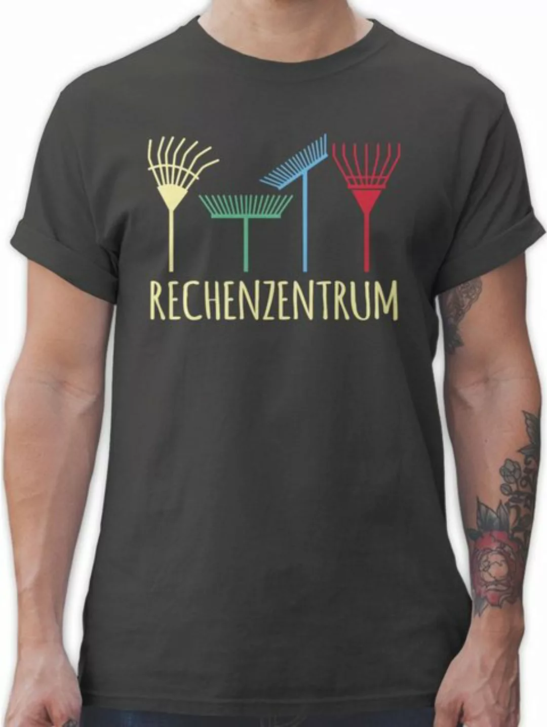 Shirtracer T-Shirt Rechenzentrum - Geschenk Gärtner Gartenarbeit Geschenkid günstig online kaufen