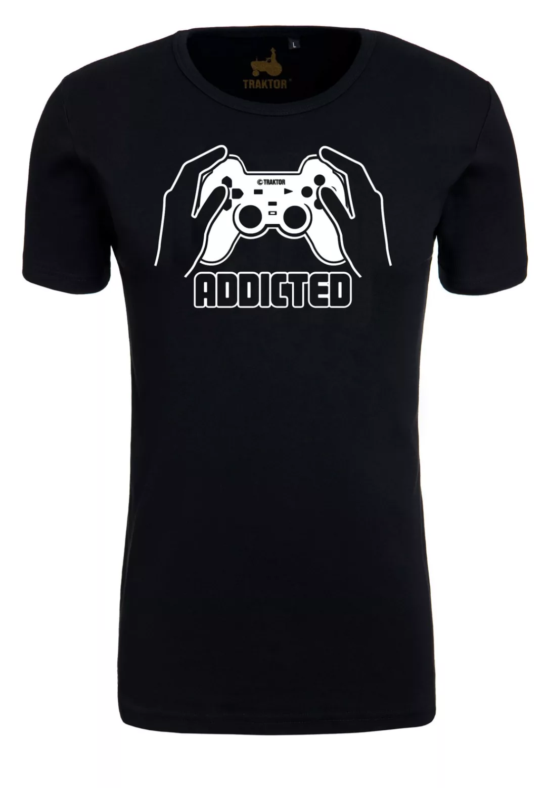 LOGOSHIRT T-Shirt "Addicted", mit trendigem Gaming-Print günstig online kaufen