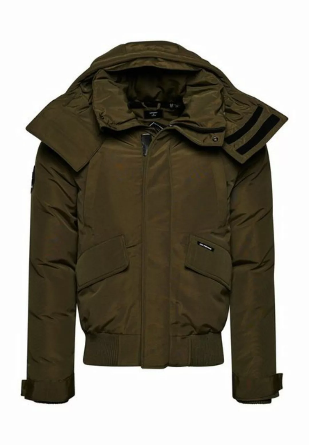 Superdry Steppjacke Superdry Herren Jacke CODE XPD EVREST BOMBER Washed Kha günstig online kaufen