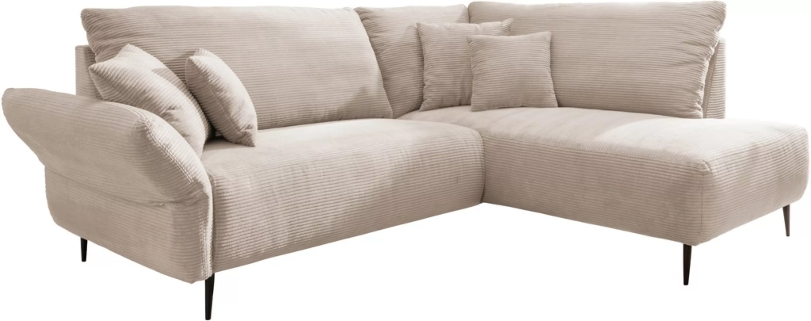 INOSIGN Ecksofa »Vanilla L-Form«, Armlehnenfunktion günstig online kaufen